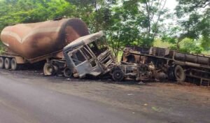 Ash-tanker-lorry-catch-fire-in-Kothagudem